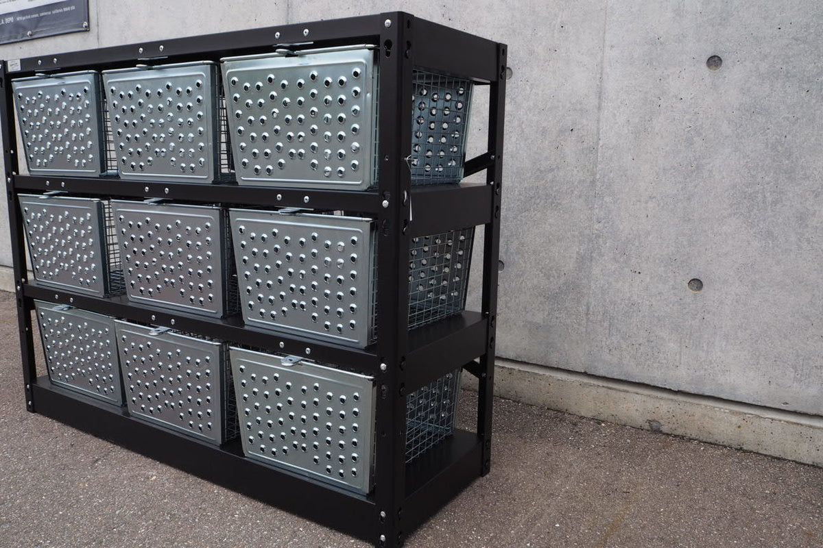 米軍放出品】SALSBURY バスケット ロッカー アメリカンラック 収納棚