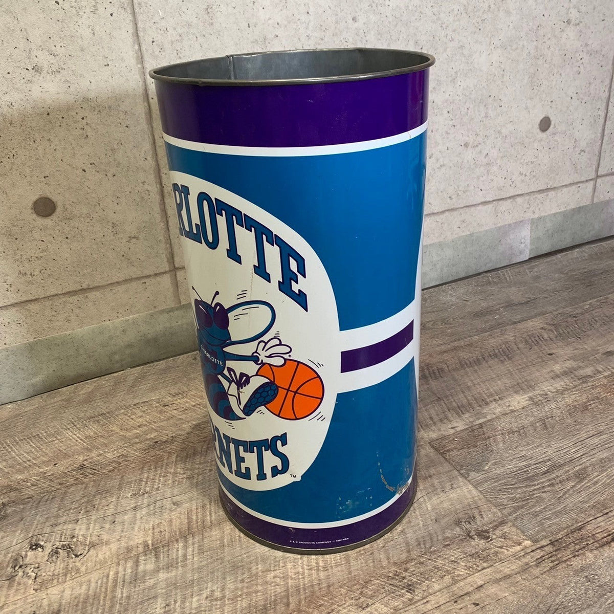1992年製 シャーロット・ホーネッツ ゴミ箱 トラッシュ缶 ヴィンテージ