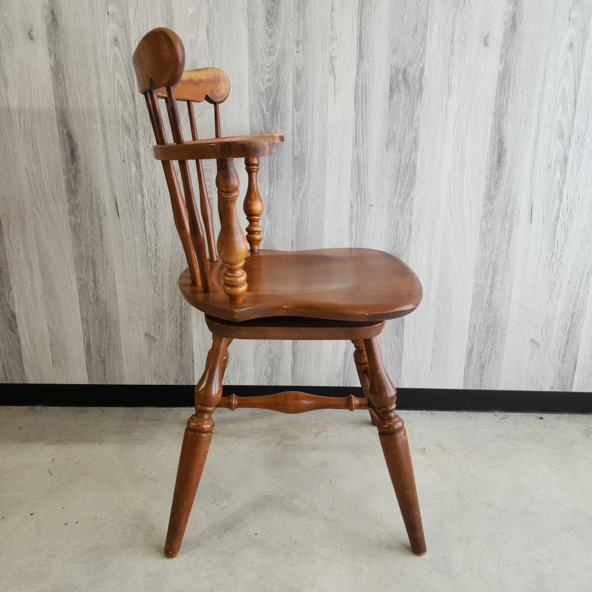 ウィンザーチェア　ヴィンテージ 回転式ウィンザーチェア Ethan Allen イーセン・アーレン ウッド