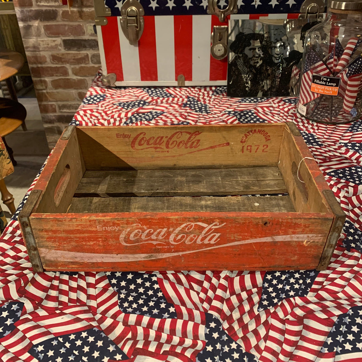 品番1256-2 コカコーラ 木箱 Coca-Cola ウッドボックス Wood box Coca