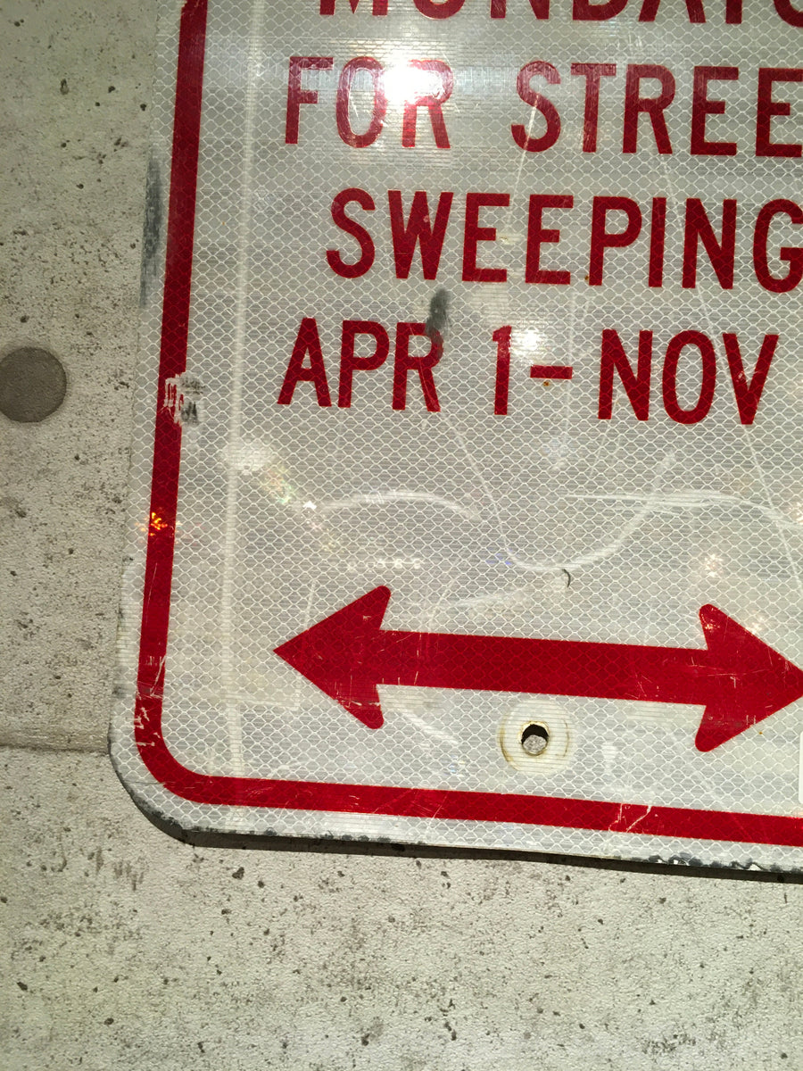 品番0692 ロードサイン NO STOPPING トラフィックサイン 看板 標識