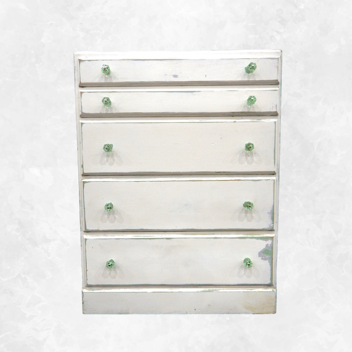 ウッドチェスト 収納棚 5段ドロワー 木製 アンティーク ヴィンテージ