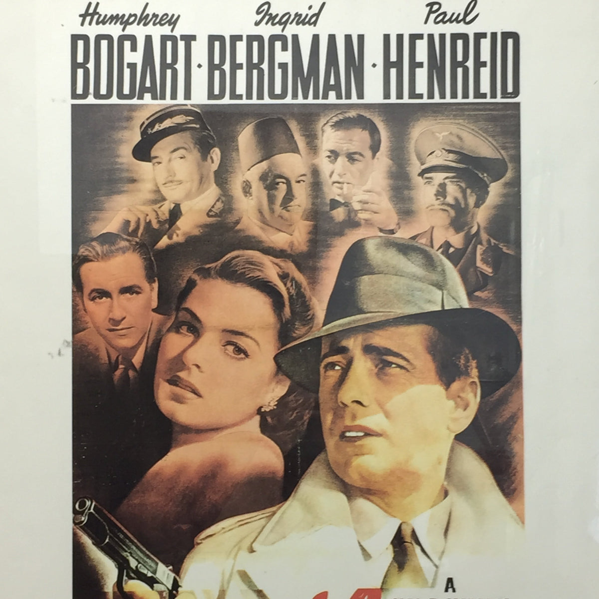 品番2666 映画 ポスター カサブランカ Casablanca フレーム付