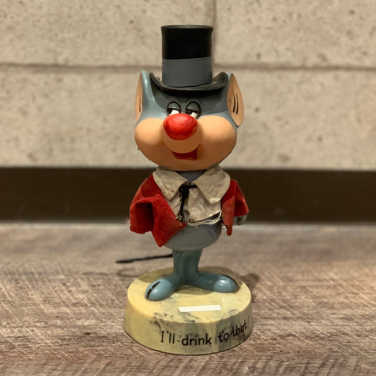 Merlin the Magic Mouse ソフビ人形 アメリカン雑貨 1970年製 Merlin the Magic Mouse Warner ワーナーブラザーズ