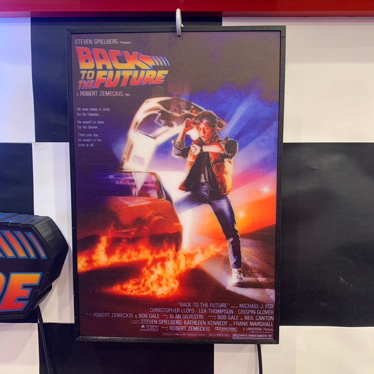 バック・トゥ・ザ・フューチャー サインライト ウォールライト