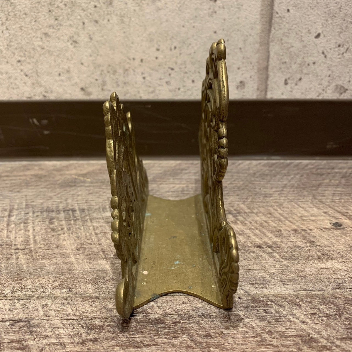 レターホルダー ナプキンホルダー ブックホルダー ゴールド 真鍮製