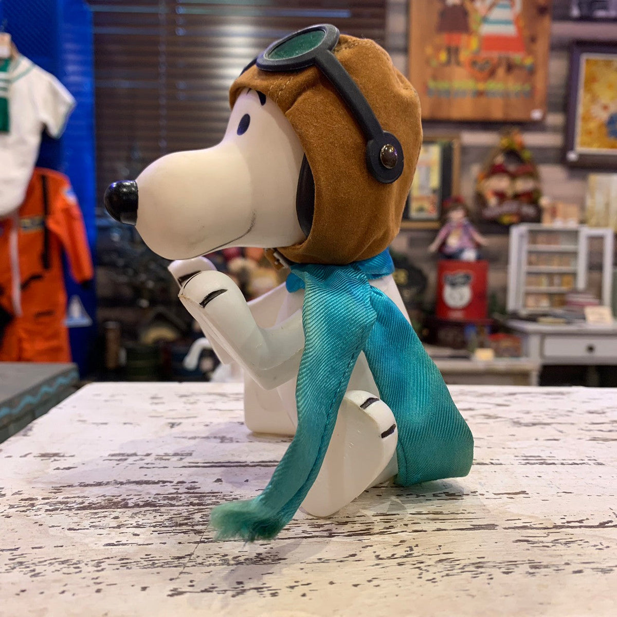 90'sビンテージ！SNOOPY フライングエース ぬいぐるみ 特大 スヌーピー ぬいぐるみ フライング・エース M インテリア