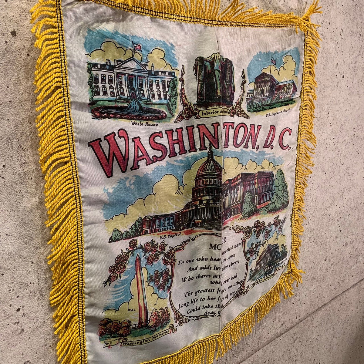クッションカバー ワシントンD.C スーベニア 記念品 お土産