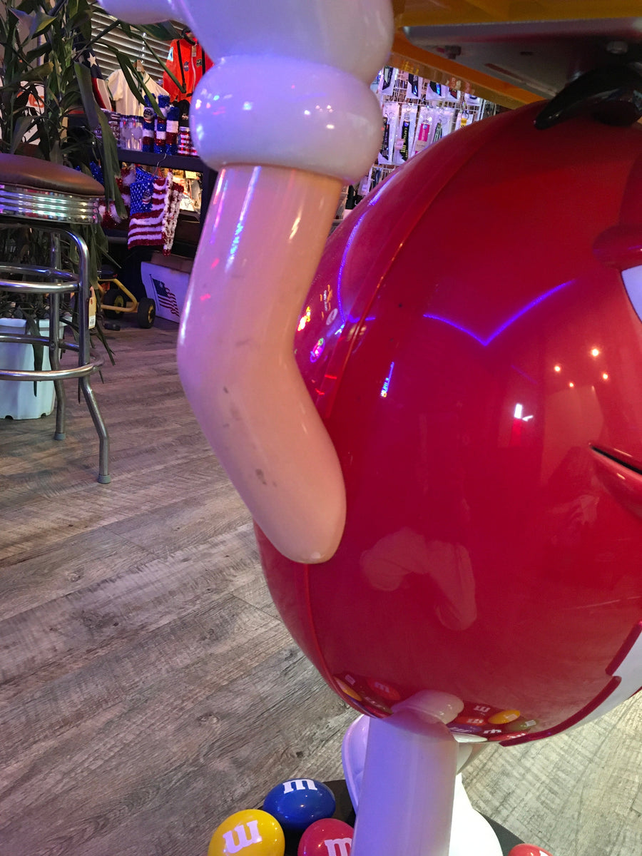 m&m's エムアンドエムズ ディスプレイ　トレイ　キャスター付き　レッド m&m´s エムアンドエムズ ディスプレイ トレイ キャスター付き