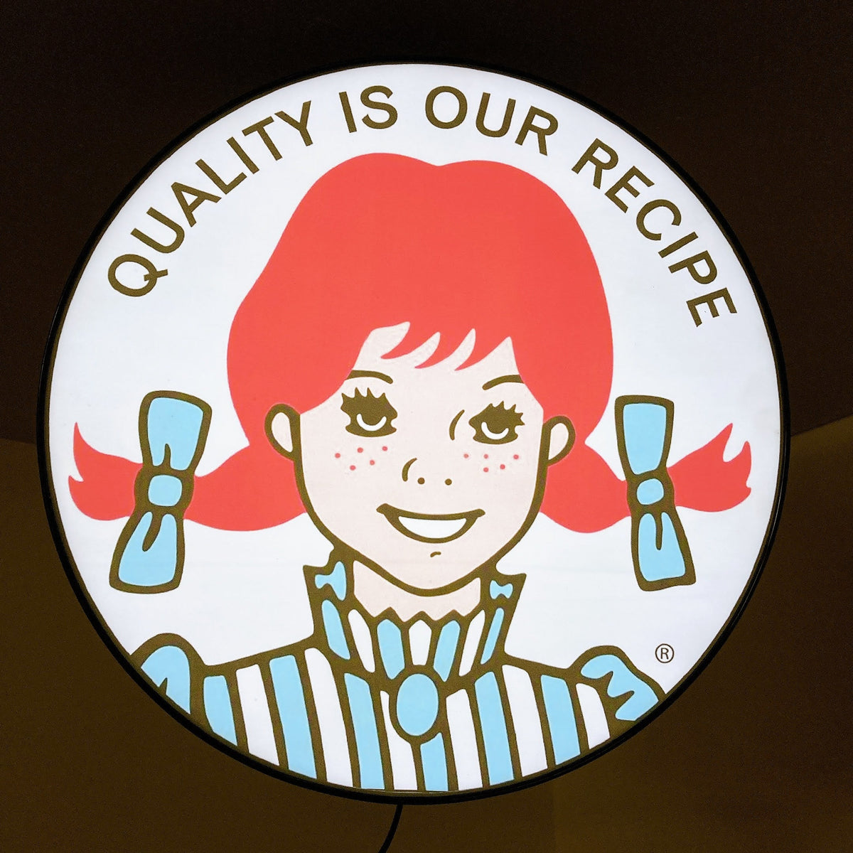Wendy's ウェンディーズ サインライト ウォールサイン 看板