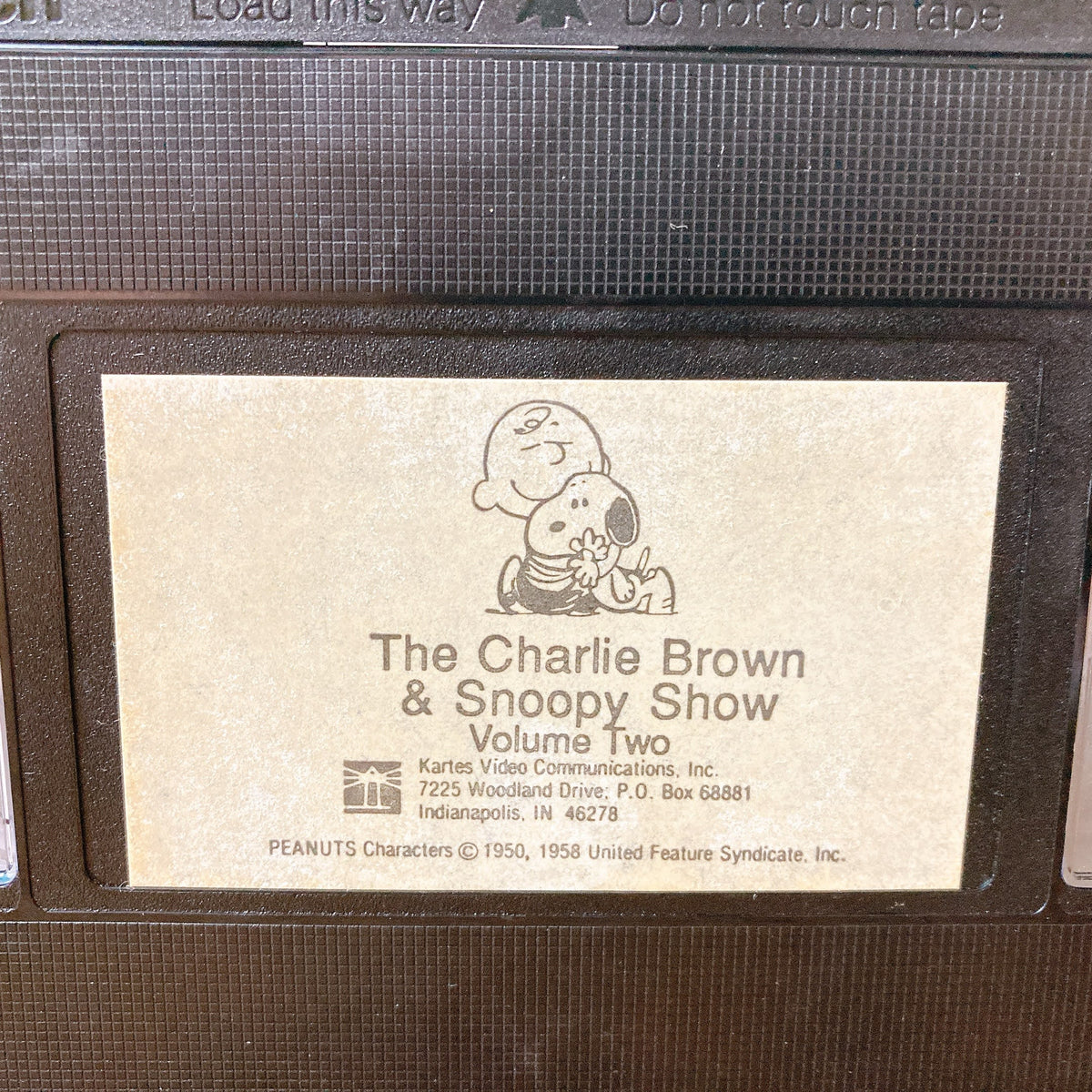 品番2091-10 VHSビデオ The Charlie Brown & Snoopy Show Volume