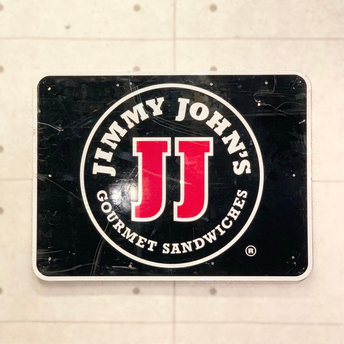 大型看板 【Jimmy John's社製】 道路標識 ガレージアイテム