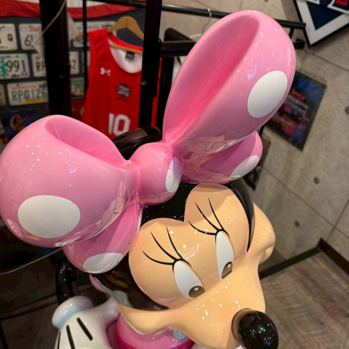 等身大フィギュア【Disney(ディスニー)】ミニーマウス 115㎝ オブジェ