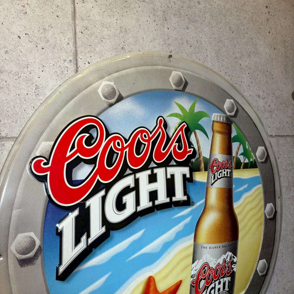 Coors クアーズ ビール 電飾看板 100V 80年 電光看板 プール 