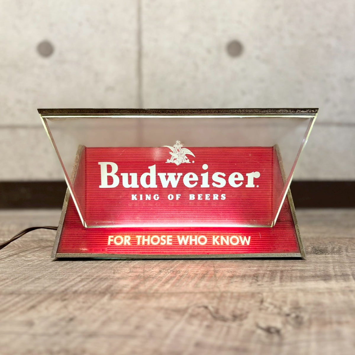 小型電飾看板 【 BUDWEISER（バドワイザー） 】 デスクランプ – L.A.
