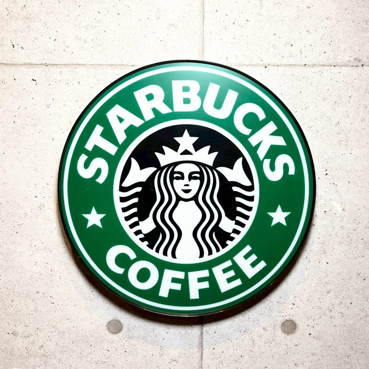 プラスチック看板 【 Starbucks（スターバックス） 】 ウォールサイン