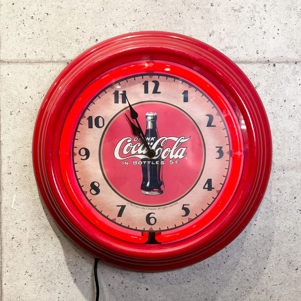 ネオンクロック 【 Coca-Cola（コカ・コーラ） 】 ヴィンテージ時計