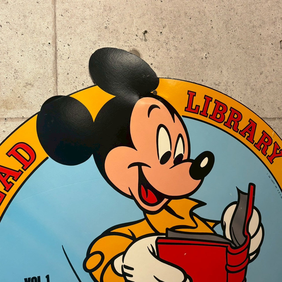 店頭用販促ペーパー看板 【Walt Disney's Fun-to-Read Library