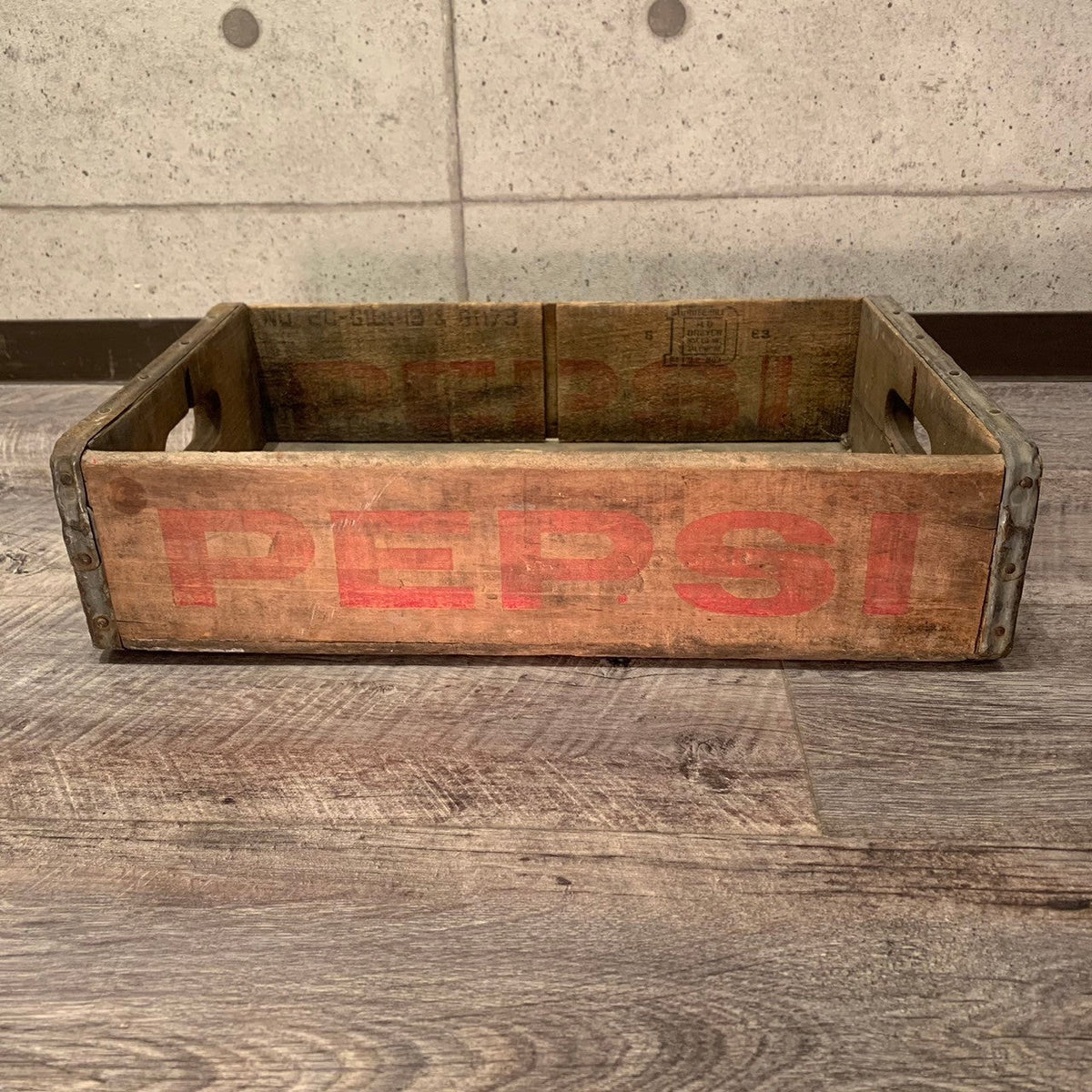 【ヴィンテージ 】PEPSI ペプシ木箱　2個セット インテリアに◎【vintage】PEPSI ペプシ 木箱 2個セット