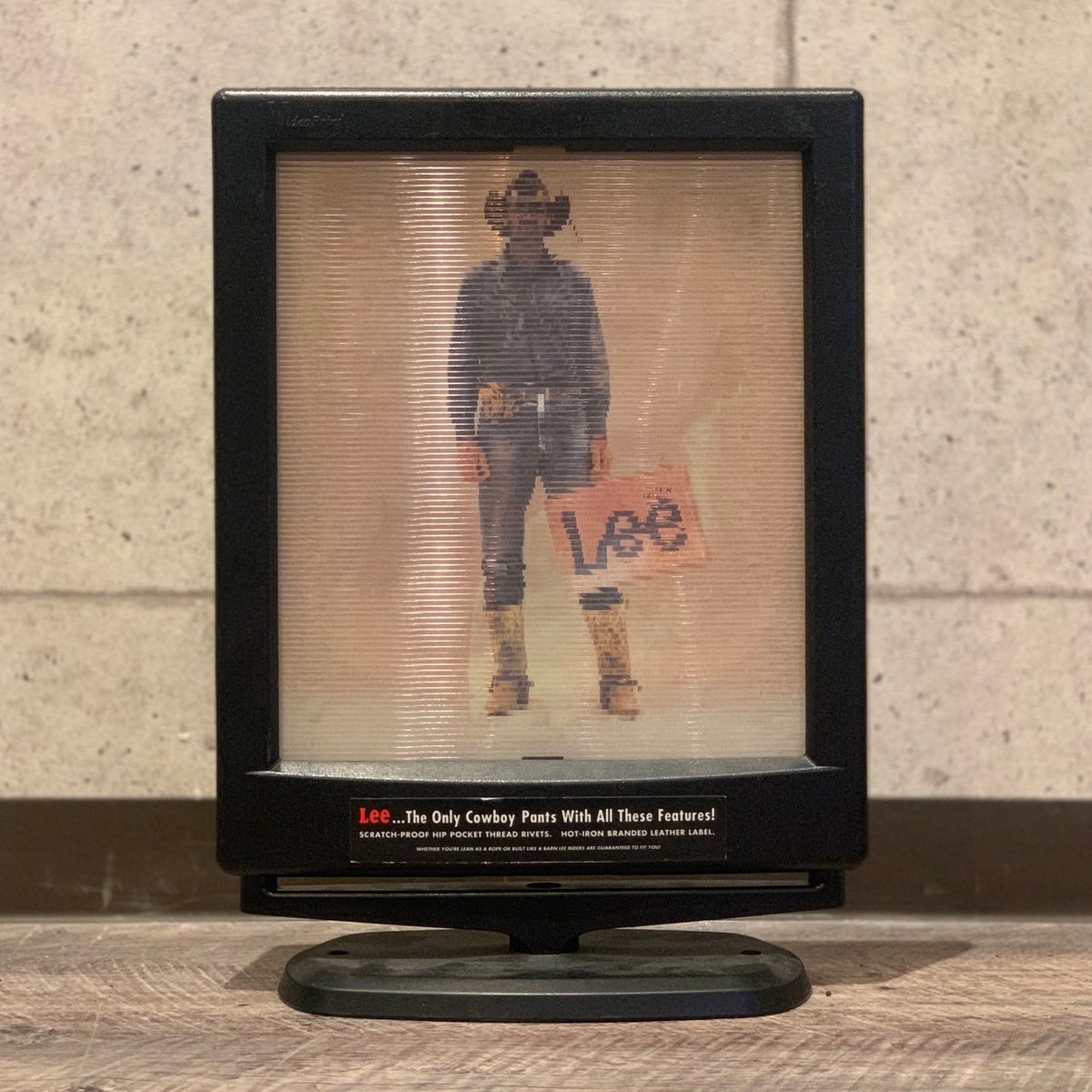 【激レア】Lee Riders 木製フレーム　ディスプレイ　看板　アンティーク 激レア】Lee Riders 木製フレーム ディスプレイ 看板 アンティーク