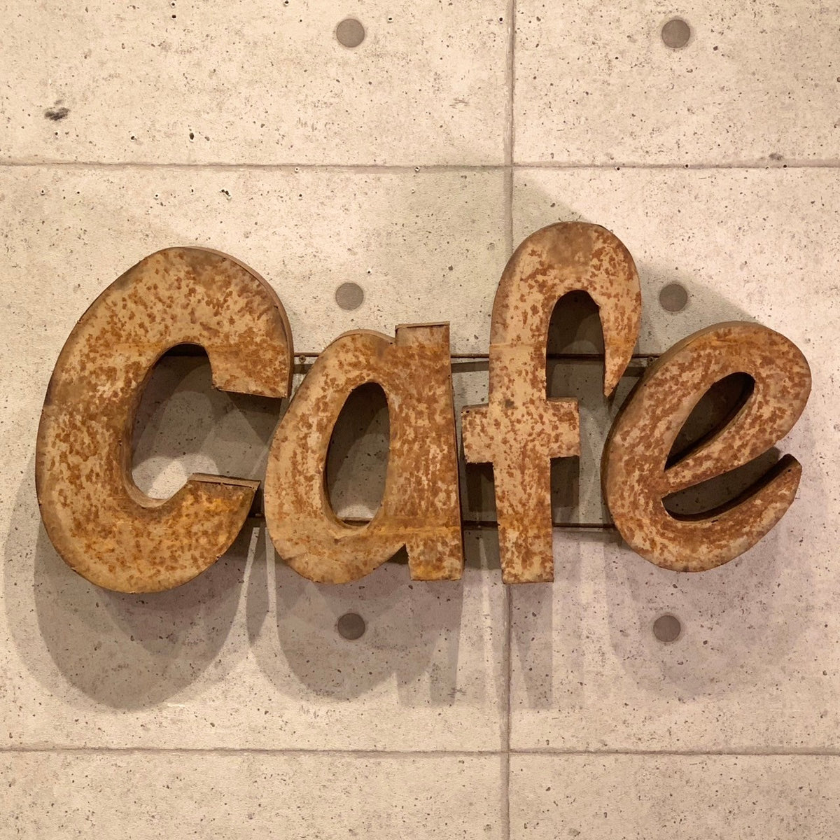 メタル看板 CAFE 3D サイン 立体文字看板 ウォールサイン 壁掛 ディスプレイ ヴィンテージ – L.A.DEPO（エルエーデポ）