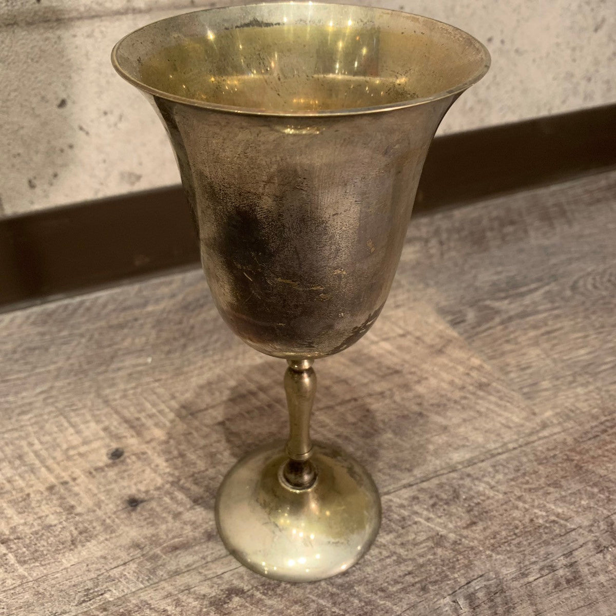 ワイングラス テーブルグラス 真鍮 ゴールド インテリア ヴィンテージ