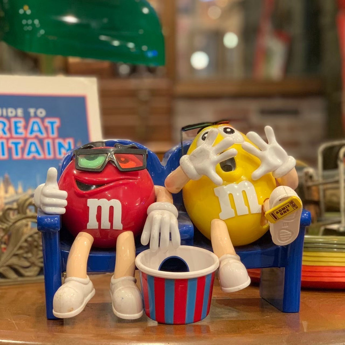 ★超々激レア★ M&M's エムアンドエムズ 世界500台限定 ディスペンサー ☆超々激レア☆ M&M's エムアンドエムズ ピーナッツ ディスペンサー 青