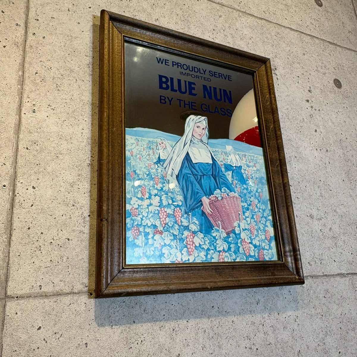 パブミラー 【BLUE NUN（ブルーナン）】 ヴィンテージミラー – L.A.