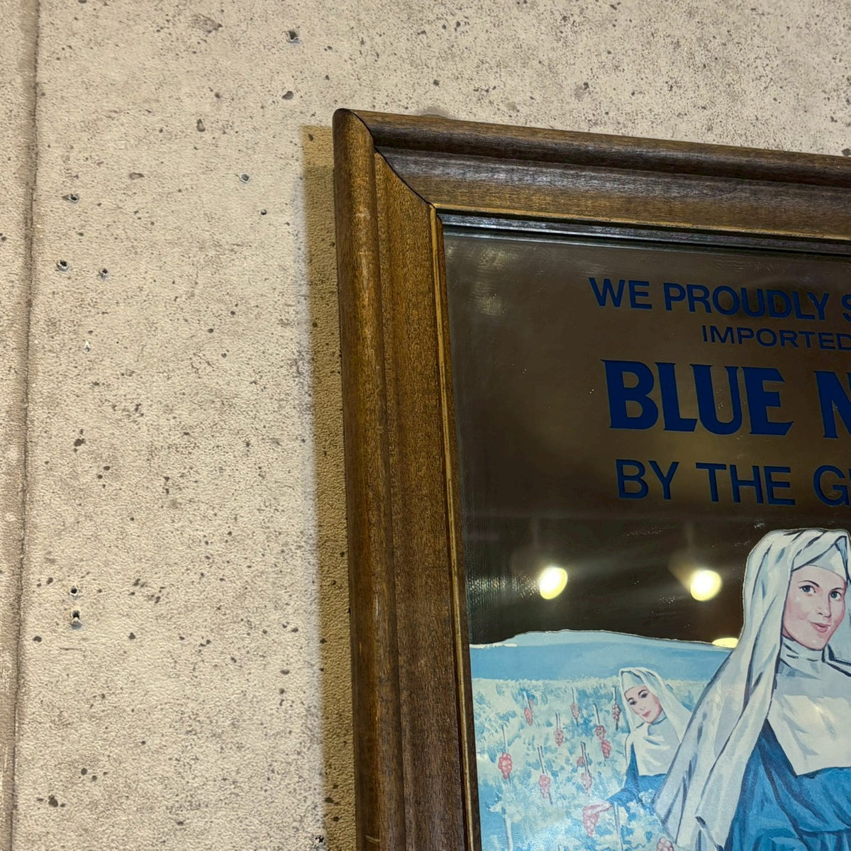 Blue Nun パブミラー ヴィンテージ パブミラー 【BLUE NUN（ブルーナン）】 ヴィンテージミラー – L.A.