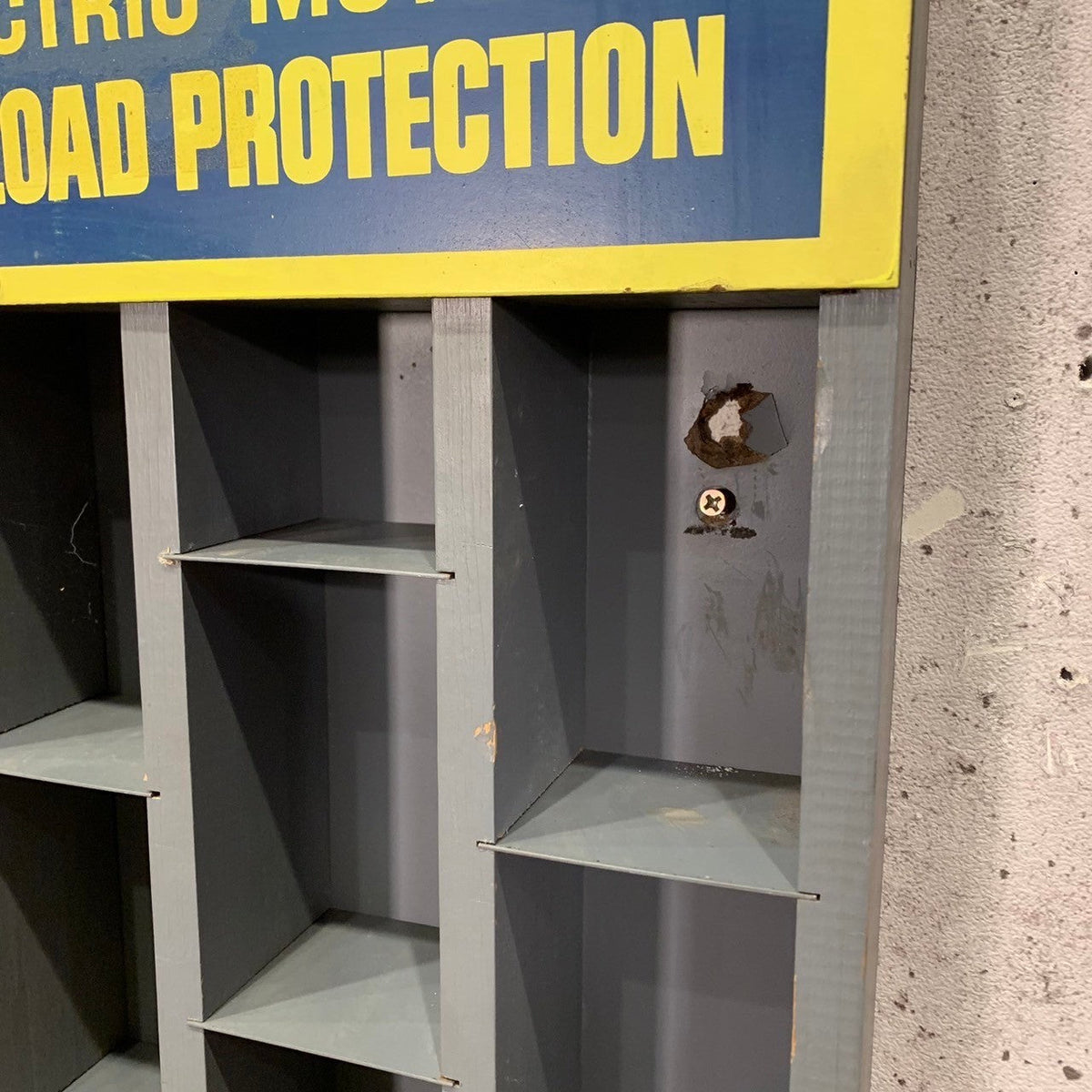 木製ラック 【Square D(スクエアディー)製】ガレージアイテム