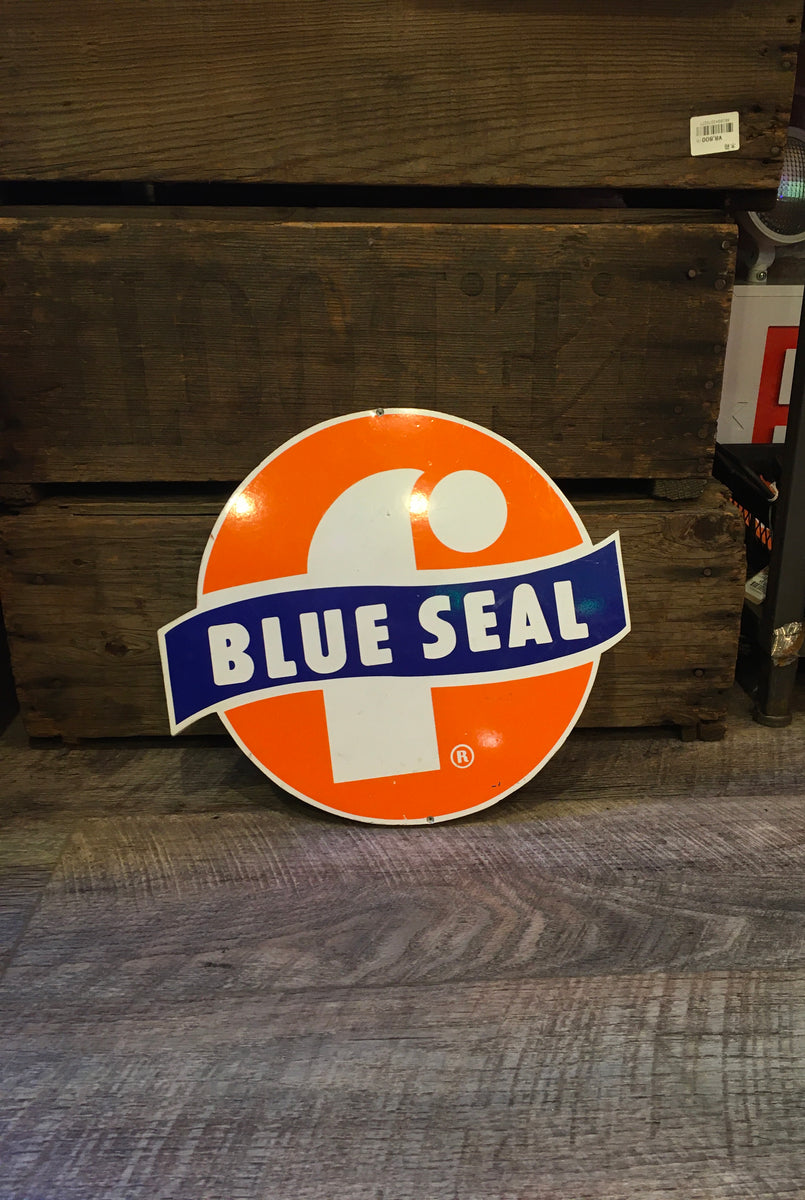 品番0708 看板 BLUE SEAL ブルーシール サイン ヴィンテージ 千葉店