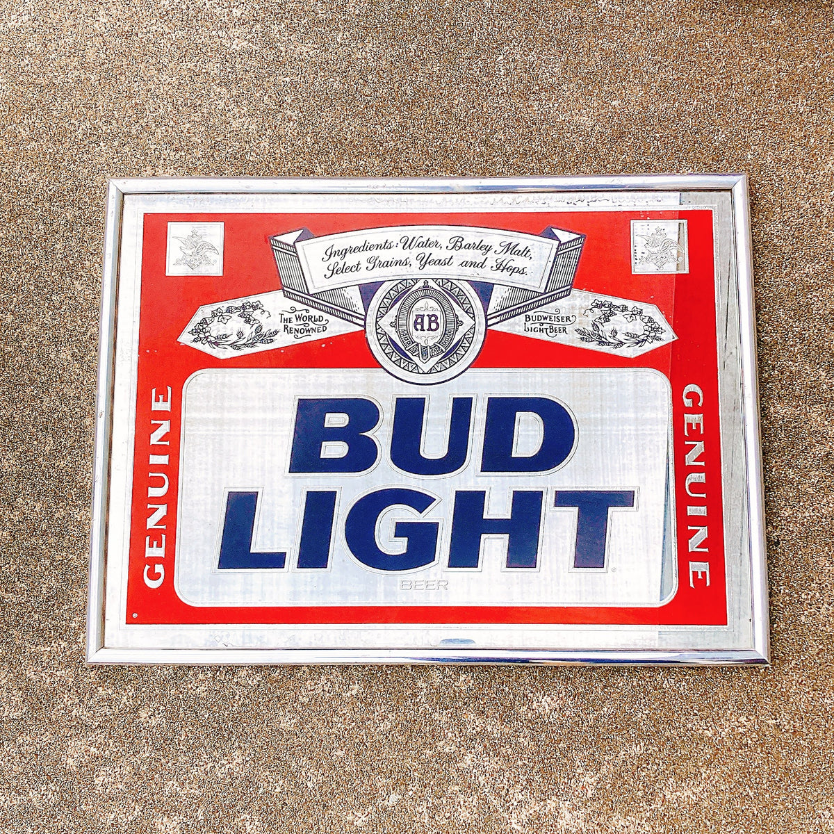 バドライト BudLight 鏡 ミラー 木製フレーム アメリカ製 パ hISB IMG_8853_2eda7b84-4118-4590-