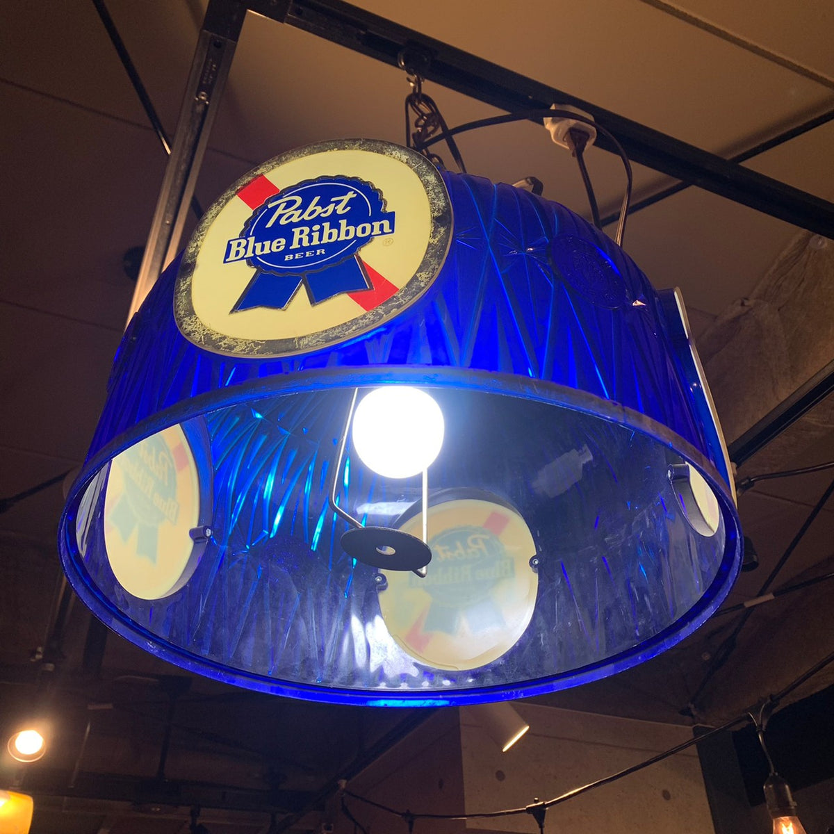 ☆Pabst Blue Ribbon☆ 壁掛け ふりかえる 照明 パブスト ブルーリボン