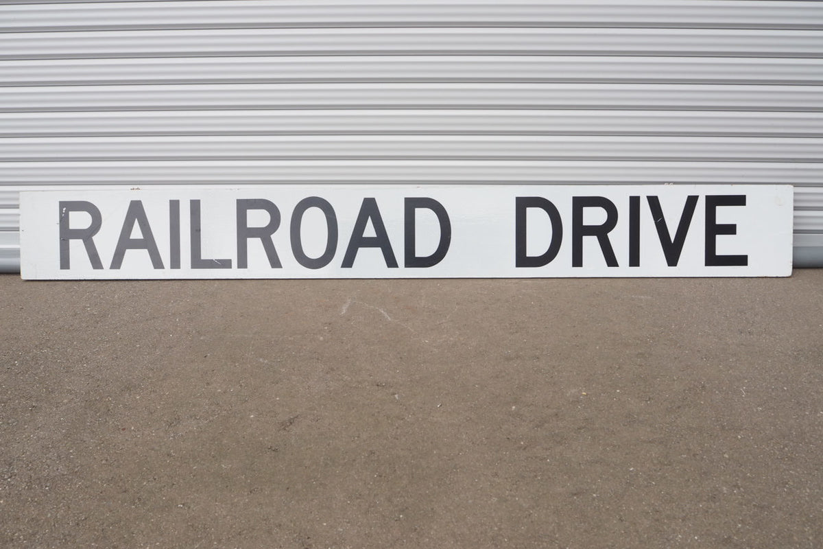 品番1274 ロードサイン RAILROAD DRIVE トラフィックサイン 看板 標識