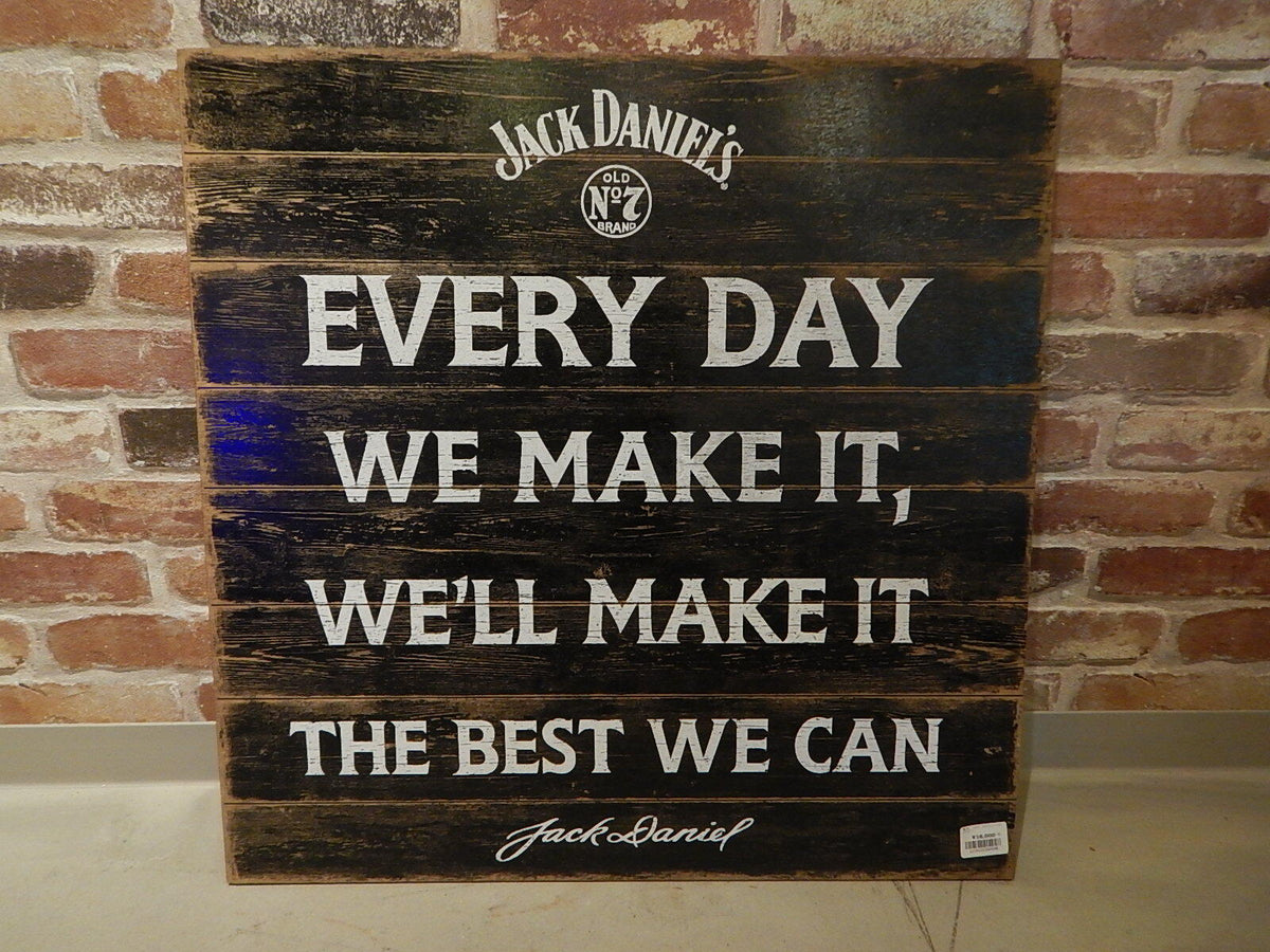 品番0048 看板 Jack Daniels ジャック ダニエル 木目