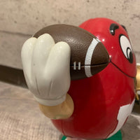 M&M's エムアンドエムズ　ディスペンサー　アメフト　レッドピーナッツ　トイ　アメトイ　ヴィンテージトイ　M&M rugger