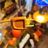 真鍮ウォールランプ　イエローガラスシェード　レトロ　ヴィンテージ