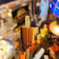 真鍮ウォールランプ　イエローガラスシェード　レトロ　ヴィンテージ