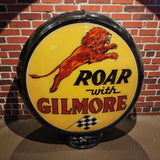 ガスポンプグローブ【Gilmore Oil Company】復刻 ガラス製 ディスプレイ ヴィンテージ