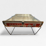 グリル【Budweiser】BIG CAN-DO 折り畳み式 バーベキュー アウトドア USA製 70s  ヴィンテージ