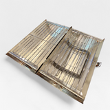 グリル【Budweiser】BIG CAN-DO 折り畳み式 バーベキュー アウトドア USA製 70s  ヴィンテージ