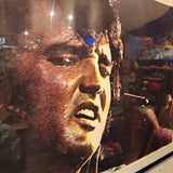 ポスター【Elvis Presley(エルヴィス・プレスリー)】 1970年代　ラスベガス 　ライブポスター　フレーム付き　ヴィンテージ