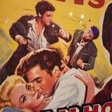 ポスター【Elvis Presley(エルヴィス・プレスリー)】 Jailhouse Rock　監獄ロック　1957年　映画ポスター　フレーム付き　ヴィンテージ