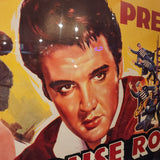 ポスター【Elvis Presley(エルヴィス・プレスリー)】 Jailhouse Rock　監獄ロック　1957年　映画ポスター　フレーム付き　ヴィンテージ