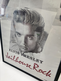 等身大ポスター【 エルヴィス・プレスリー 「Jailhouse Rock」 】フレーム付き 店舗ディスプレイ ヴィンテージポスター