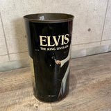 1977年製　エルビス・プレスリー　ElvisPresley　ゴミ箱　トラッシュ缶　ヴィンテージゴミ箱　バケツ　メタル　ヴィンテージ