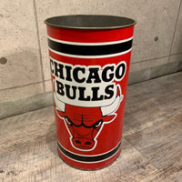 1994年製　シカゴ・ブルズ　CHICAGO・BULLS　NBA　　ゴミ箱　トラッシュ缶　ヴィンテージゴミ箱　バケツ　メタル　ヴィンテージ