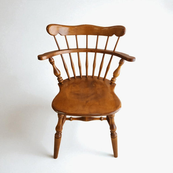 ウィンザーチェア　Ethan Allen　イーセン・アーレン　ウッドチェア　椅子　アンティーク　ヴィンテージ ①
