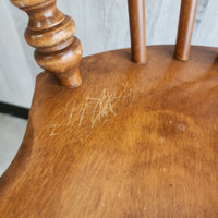 ウィンザーチェア　Ethan Allen　イーセン・アーレン　ウッドチェア　椅子　アンティーク　ヴィンテージ ①