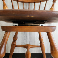 回転式ウィンザーチェア　Ethan Allen　イーセン・アーレン　ウッドチェア　椅子　アンティーク　ヴィンテージ